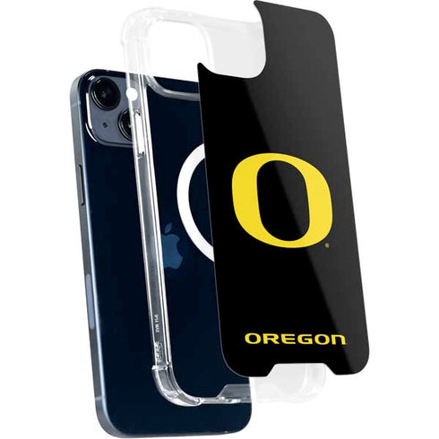 University of Oregon Ducks Black Gradient iPhone 14 Plus MagSafe Case