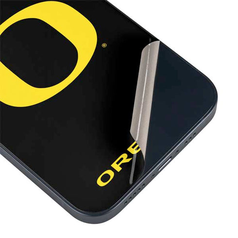 University of Oregon Ducks Black Gradient iPhone 14 Plus Skin