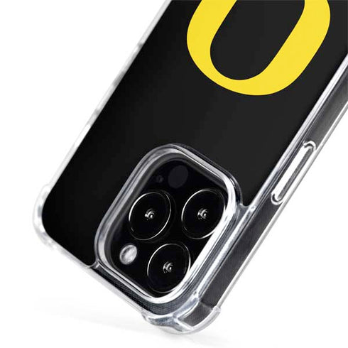 University of Oregon Ducks Black Gradient iPhone 15 Pro MagSafe Case