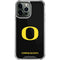 University of Oregon Ducks Black Gradient iPhone 14 Pro Max Clear Case