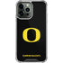 University of Oregon Ducks Black Gradient iPhone 14 Pro Max Clear Case
