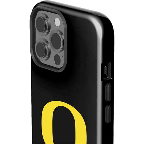 University of Oregon Ducks Black Gradient iPhone 15 Pro Max Impact Case