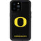 University of Oregon Ducks Black Gradient iPhone 14 Pro Max Waterproof Case