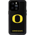 University of Oregon Ducks Black Gradient iPhone 14 Pro Waterproof Case