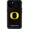 University of Oregon Ducks Black Gradient iPhone 15 Plus Waterproof Case