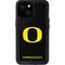 University of Oregon Ducks Black Gradient iPhone 15 Waterproof Case
