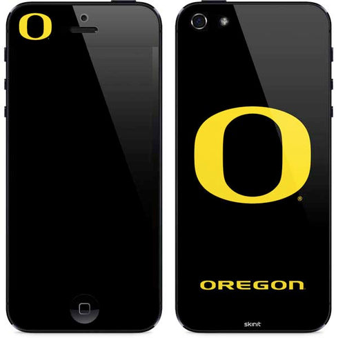University of Oregon Ducks Black Gradient iPhone 5/5s/5SE Skin