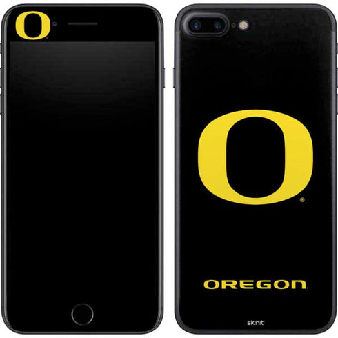 University of Oregon Ducks Black Gradient iPhone 8 Plus Skin