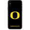 University of Oregon Ducks Black Gradient iPhone X Skin