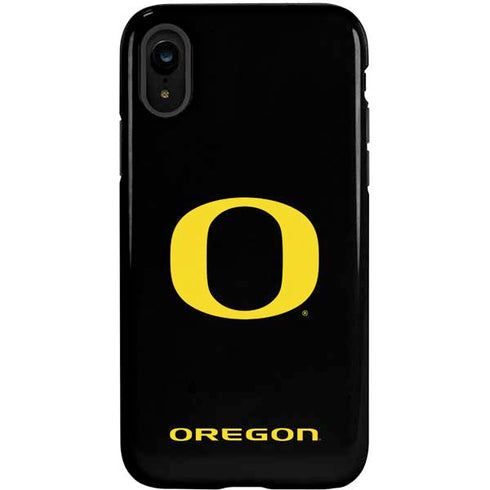 University of Oregon Ducks Black Gradient iPhone XR Pro Case
