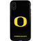 University of Oregon Ducks Black Gradient iPhone XR Pro Case