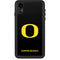 University of Oregon Ducks Black Gradient iPhone XR Waterproof Case