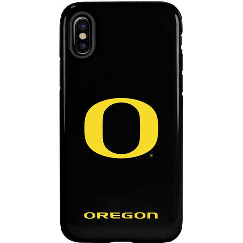 University of Oregon Ducks Black Gradient iPhone XS Pro Case