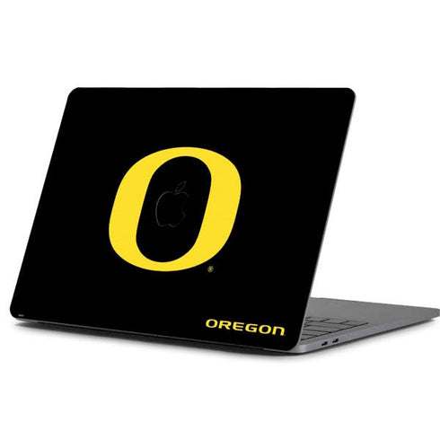 University of Oregon Ducks Black Gradient Apple MacBook Pro 13-inch Skin