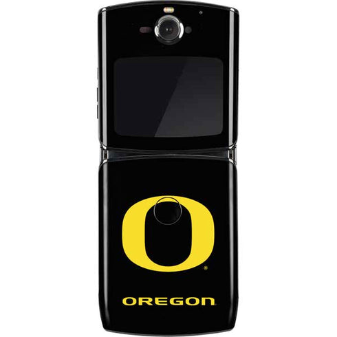 University of Oregon Ducks Black Gradient Motorola RAZR Skin