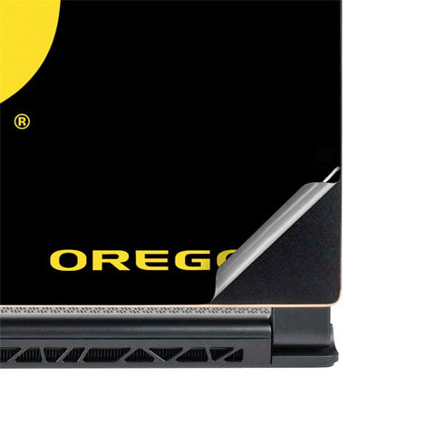 University of Oregon Ducks Black Gradient MSI GS65 Stealth Laptop Skin
