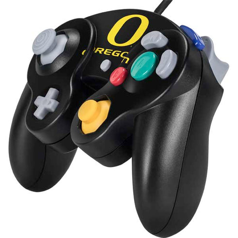 University of Oregon Ducks Black Gradient Nintendo GameCube Controller Skin