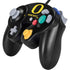 University of Oregon Ducks Black Gradient Nintendo GameCube Controller Skin