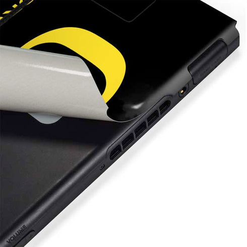 University of Oregon Ducks Black Gradient Nintendo Switch Bundle Skin
