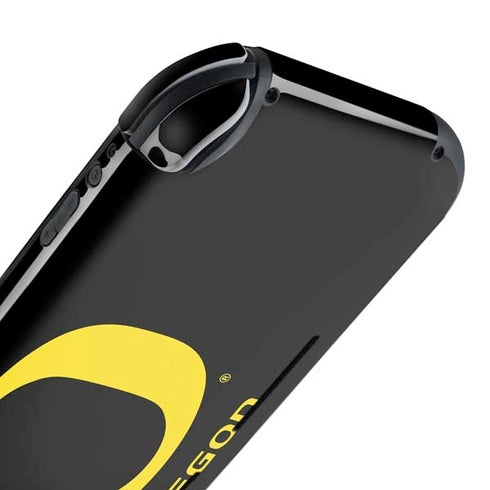 University of Oregon Ducks Black Gradient Nintendo Switch Lite Skin