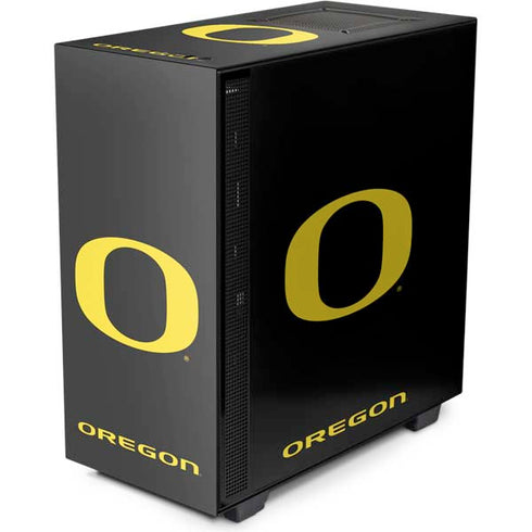 University of Oregon Ducks Black Gradient NZXT H510 Compact ATX Mid-Tower Case Skin