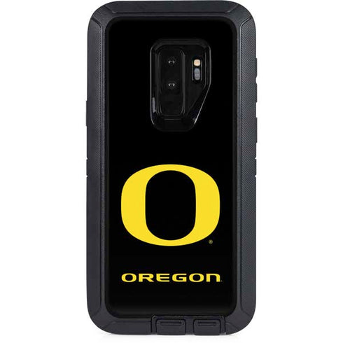 University of Oregon Ducks Black Gradient Otterbox Defender Galaxy Skin
