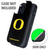 University of Oregon Ducks Black Gradient Otterbox Defender iPhone Skin