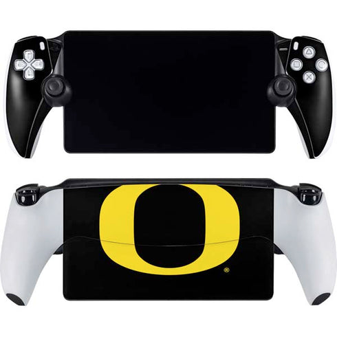 University of Oregon Ducks Black Gradient PlayStation Portal Remote Player Skin