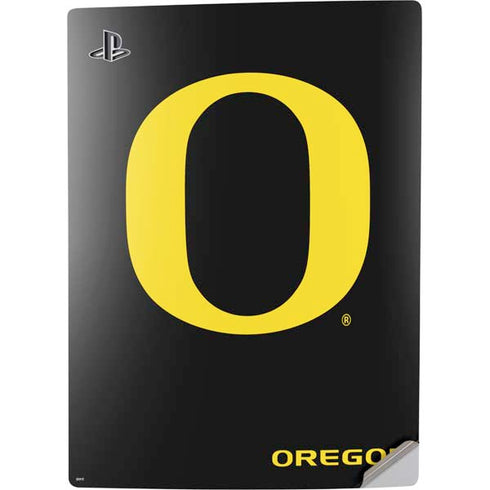 University of Oregon Ducks Black Gradient PS5 Digital Edition Console Skin