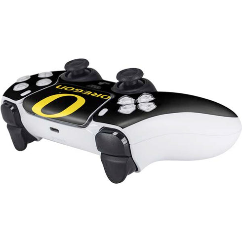 University of Oregon Ducks Black Gradient PS5 Controller Skin