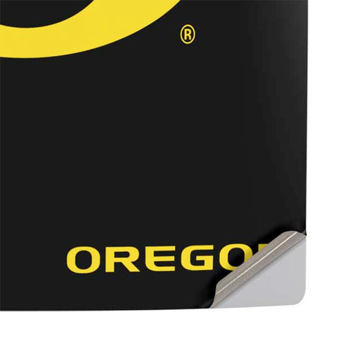 University of Oregon Ducks Black Gradient PS5 Slim Disk Console Skin