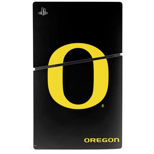 University of Oregon Ducks Black Gradient PS5 Slim Digital Edition Console Skin