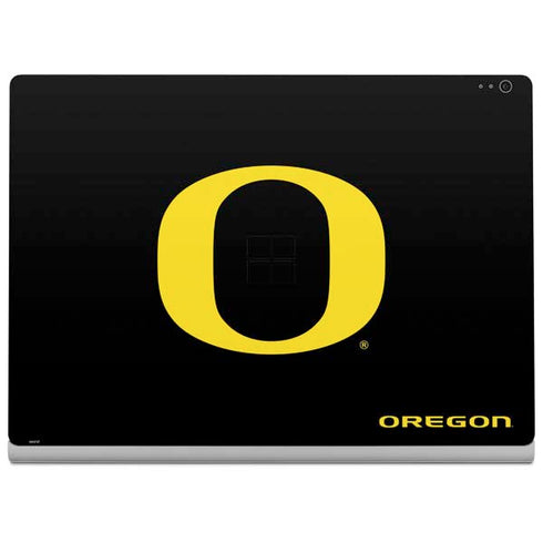 University of Oregon Ducks Black Gradient Surface Book 2 13.5in Skin