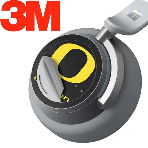 University of Oregon Ducks Black Gradient Surface Headphones Skin