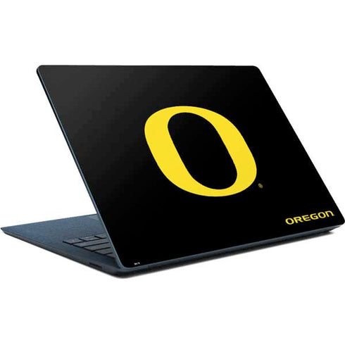 University of Oregon Ducks Black Gradient Surface Laptop Skin