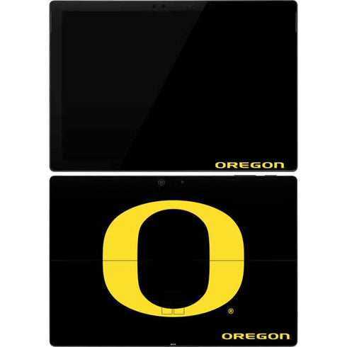 University of Oregon Ducks Black Gradient Surface Pro 7 Skin