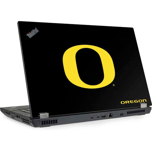 University of Oregon Ducks Black Gradient Lenovo ThinkPad Skin