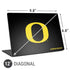 University of Oregon Ducks Black Gradient Universal Laptop 12in (9.8 x 6.8in) Skin