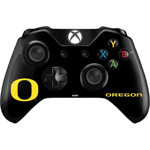 University of Oregon Ducks Black Gradient Xbox One Controller Skin