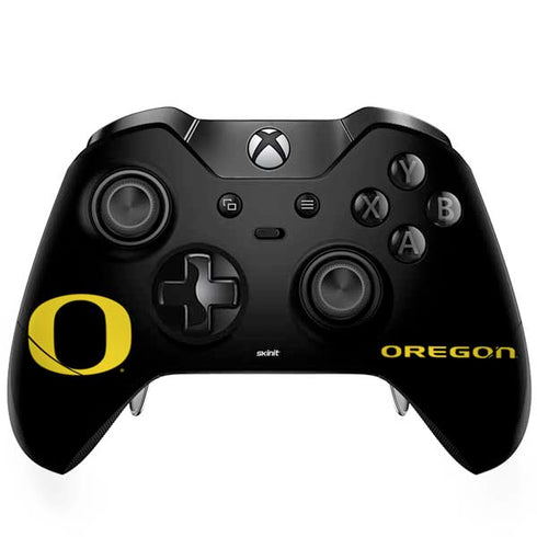 University of Oregon Ducks Black Gradient Xbox One Elite Controller Skin