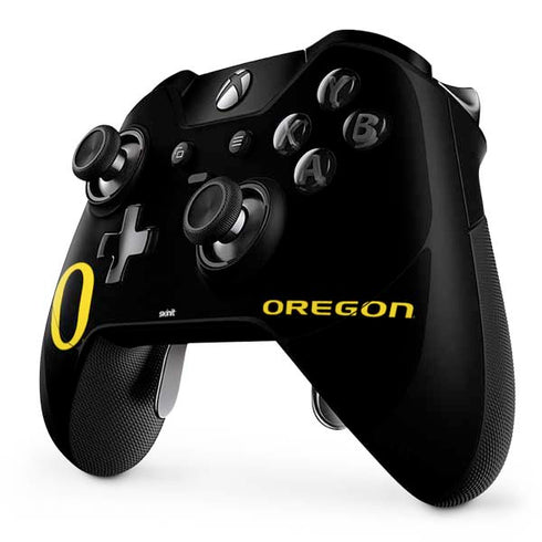 University of Oregon Ducks Black Gradient Xbox One Elite Controller Skin