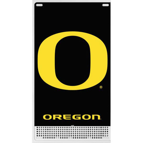 University of Oregon Ducks Black Gradient Xbox Series S Console Skin
