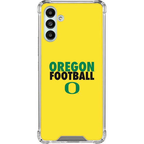 University of Oregon Ducks Football Galaxy A13 5G Clear Case