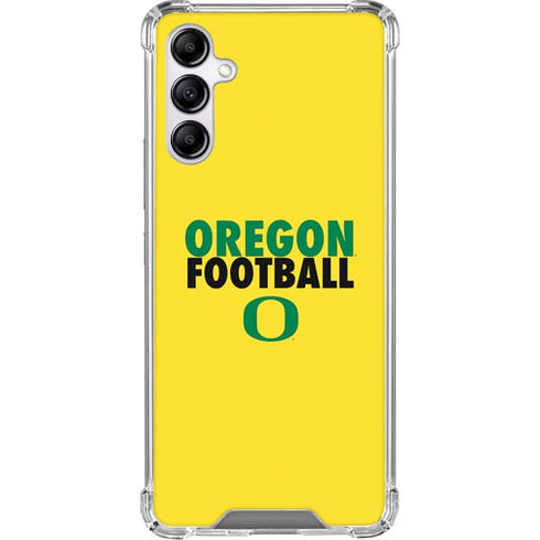 University of Oregon Ducks Football Galaxy A15 5G Clear Case