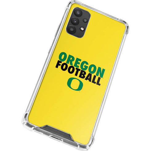 University of Oregon Ducks Football Galaxy A32 5G Clear Case
