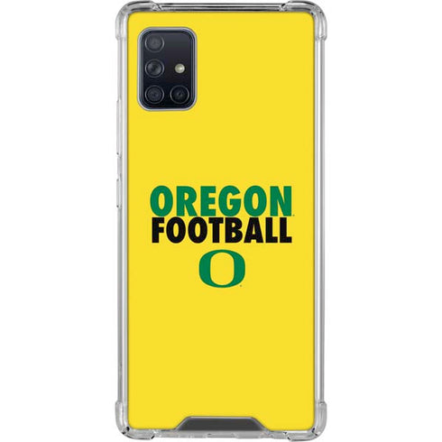 University of Oregon Ducks Football Galaxy A51 5G Clear Case
