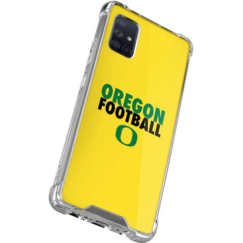 University of Oregon Ducks Football Galaxy A51 5G Clear Case