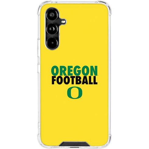 University of Oregon Ducks Football Galaxy A54 5G Clear Case