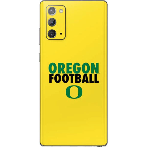 University of Oregon Ducks Football Galaxy Note20 5G Skin