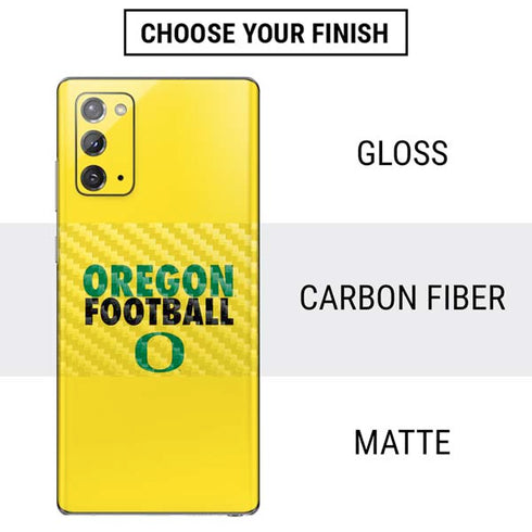 University of Oregon Ducks Football Galaxy Note20 5G Skin